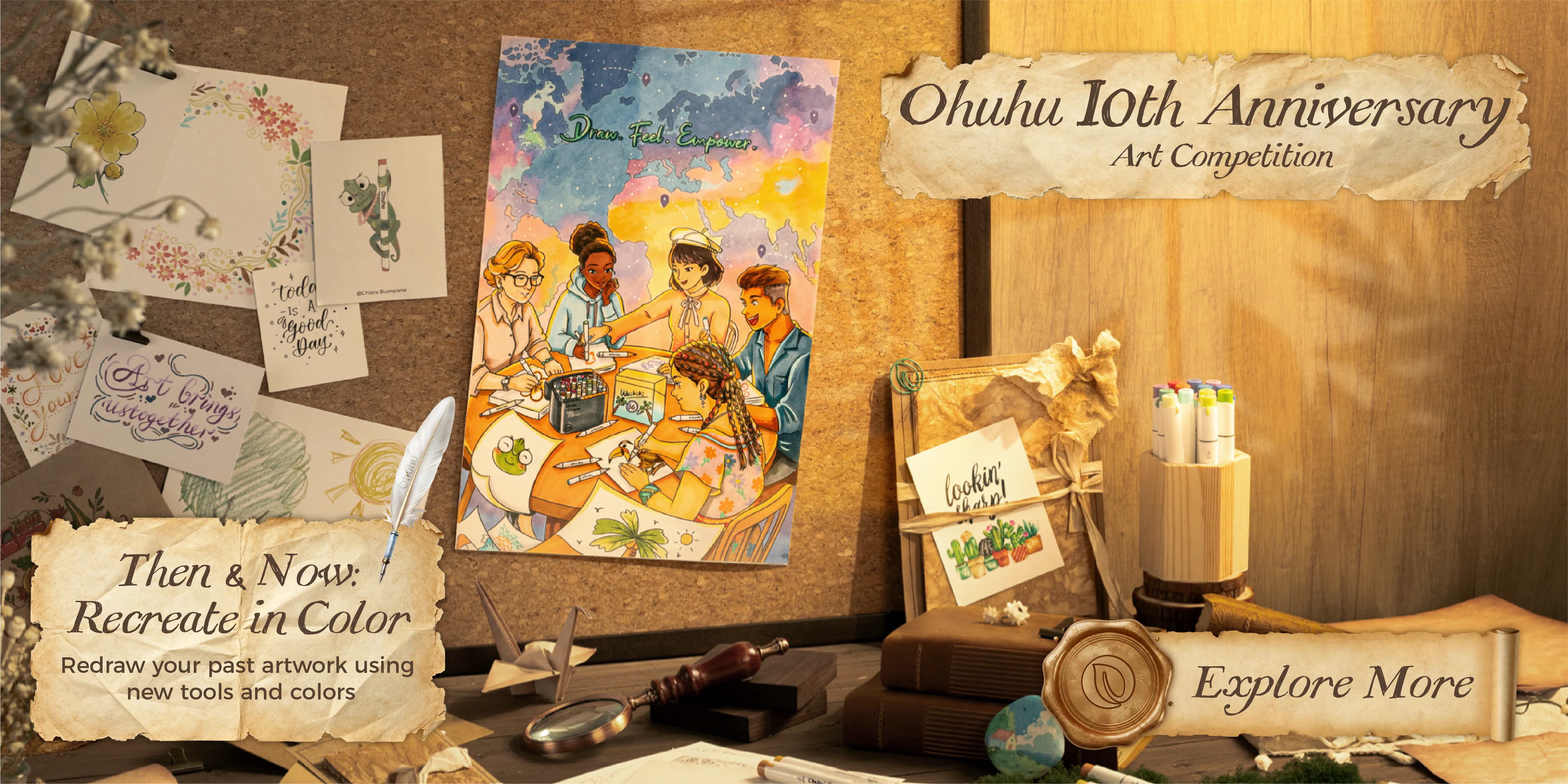 Masterpieces Start With Ohuhu Markers