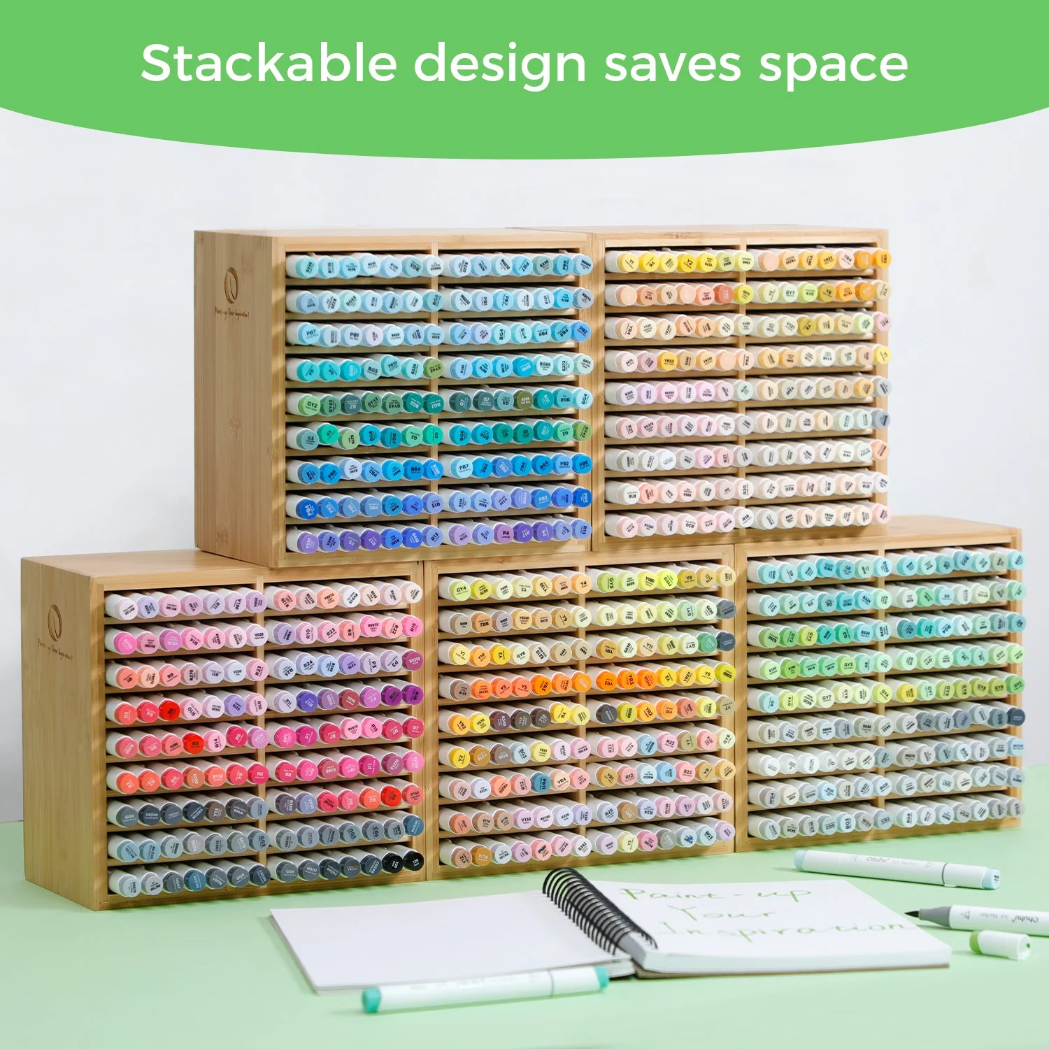 Ohuhu Bamboo Marker Organizer (Australia Domestic Shipping) - Image 7