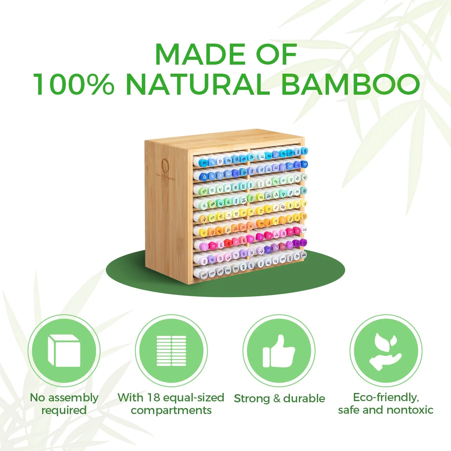 Ohuhu Bamboo Marker Organizer (Brazil Domestic Shipping) - Image 3