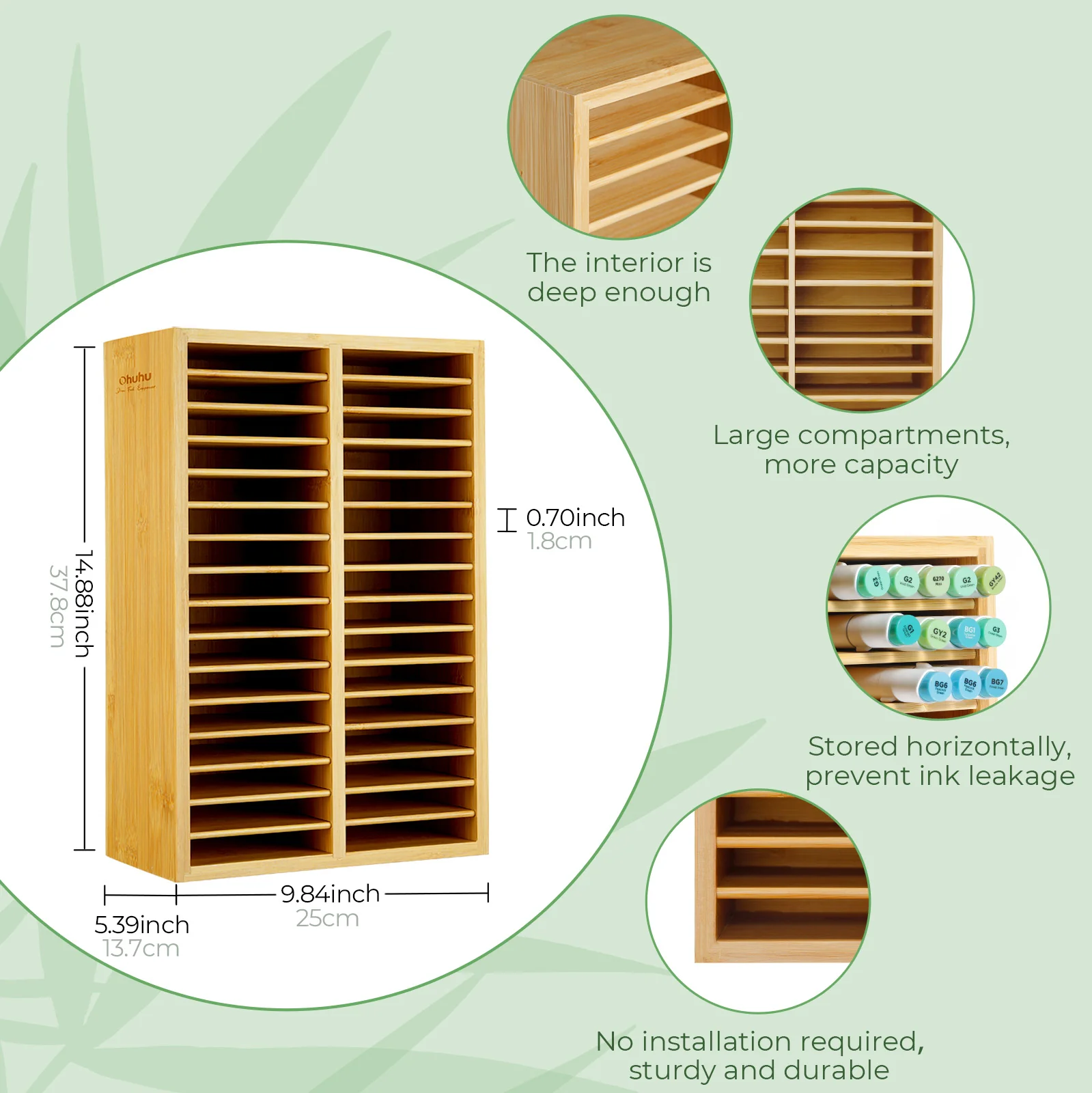 Ohuhu Bamboo Marker Organizer (Europe Only) - Image 19