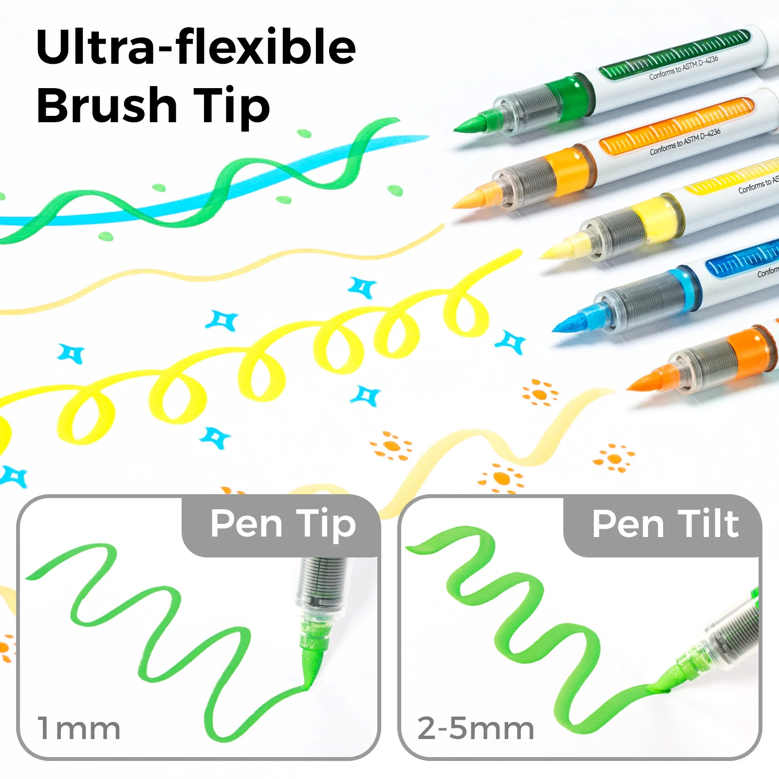 Ohuhu Direct-ink Acrylic Markers 48 Pack- Nahuku - Image 3