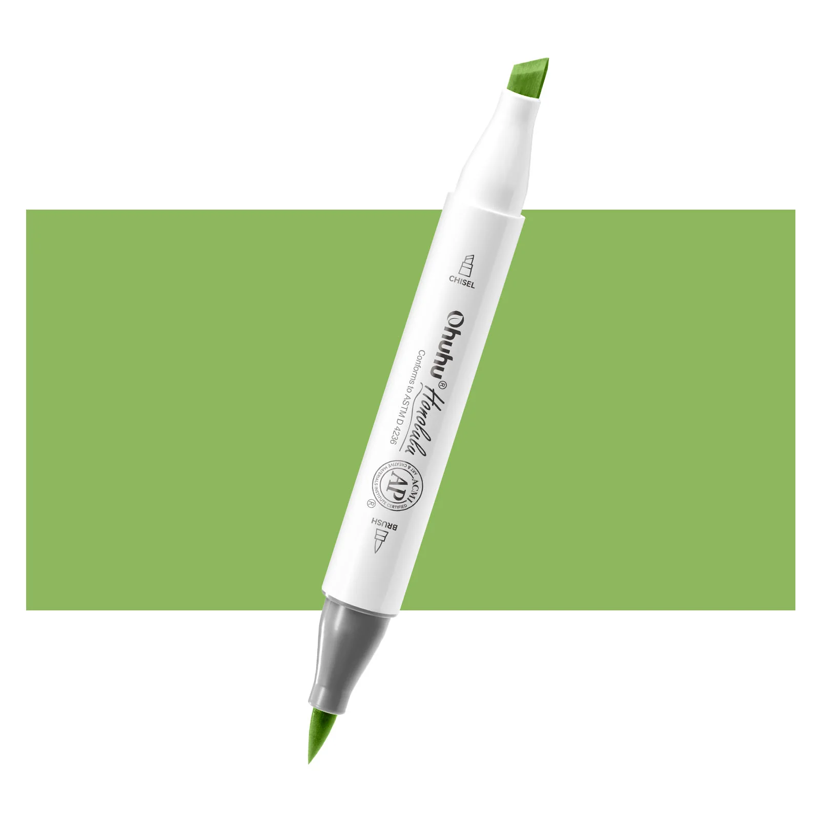 Ohuhu Honolulu G190 / YG611 Individual Marker, Brush & Chisel
