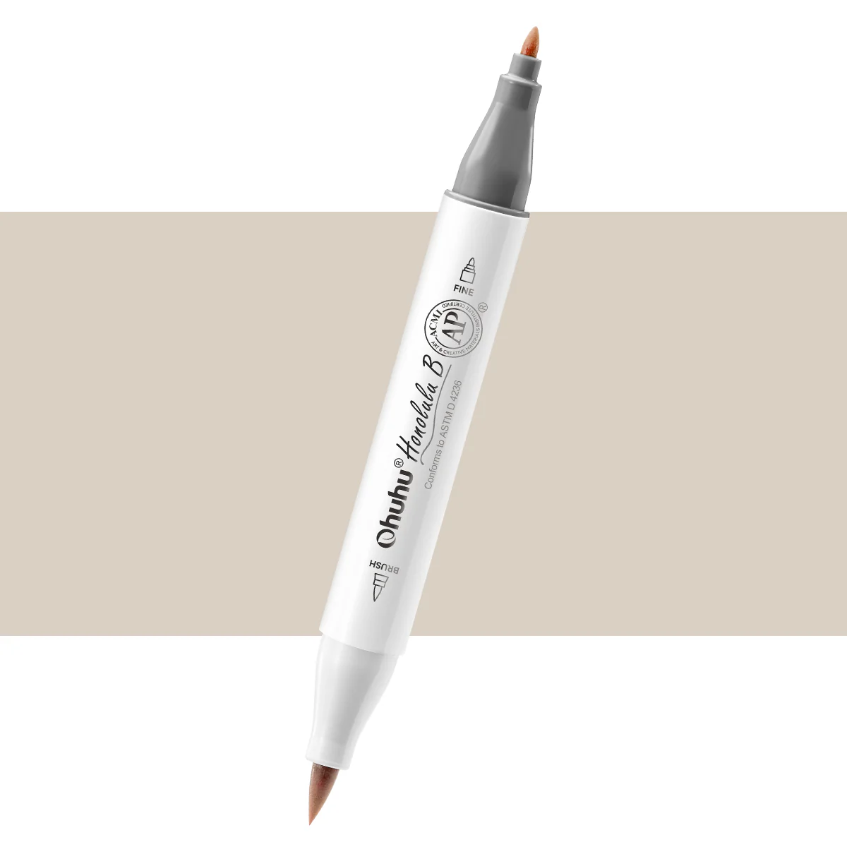 Ohuhu Honolulu B YGY11 (Replace WG01) Individual Marker, Brush & Fine