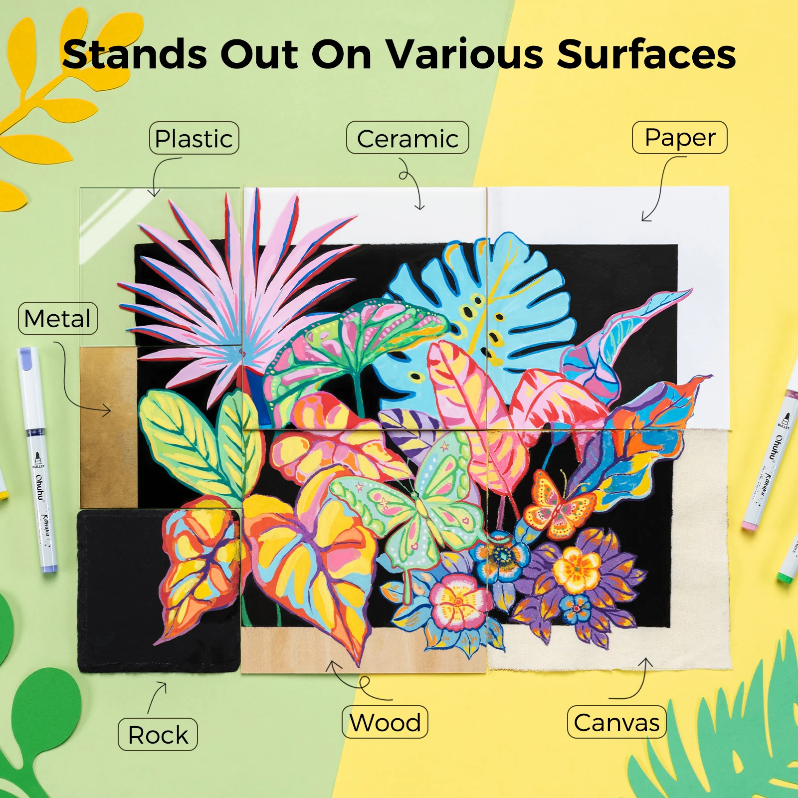 Ohuhu Kahuku Series Direct-ink Acrylic Paint Markers - Image 11