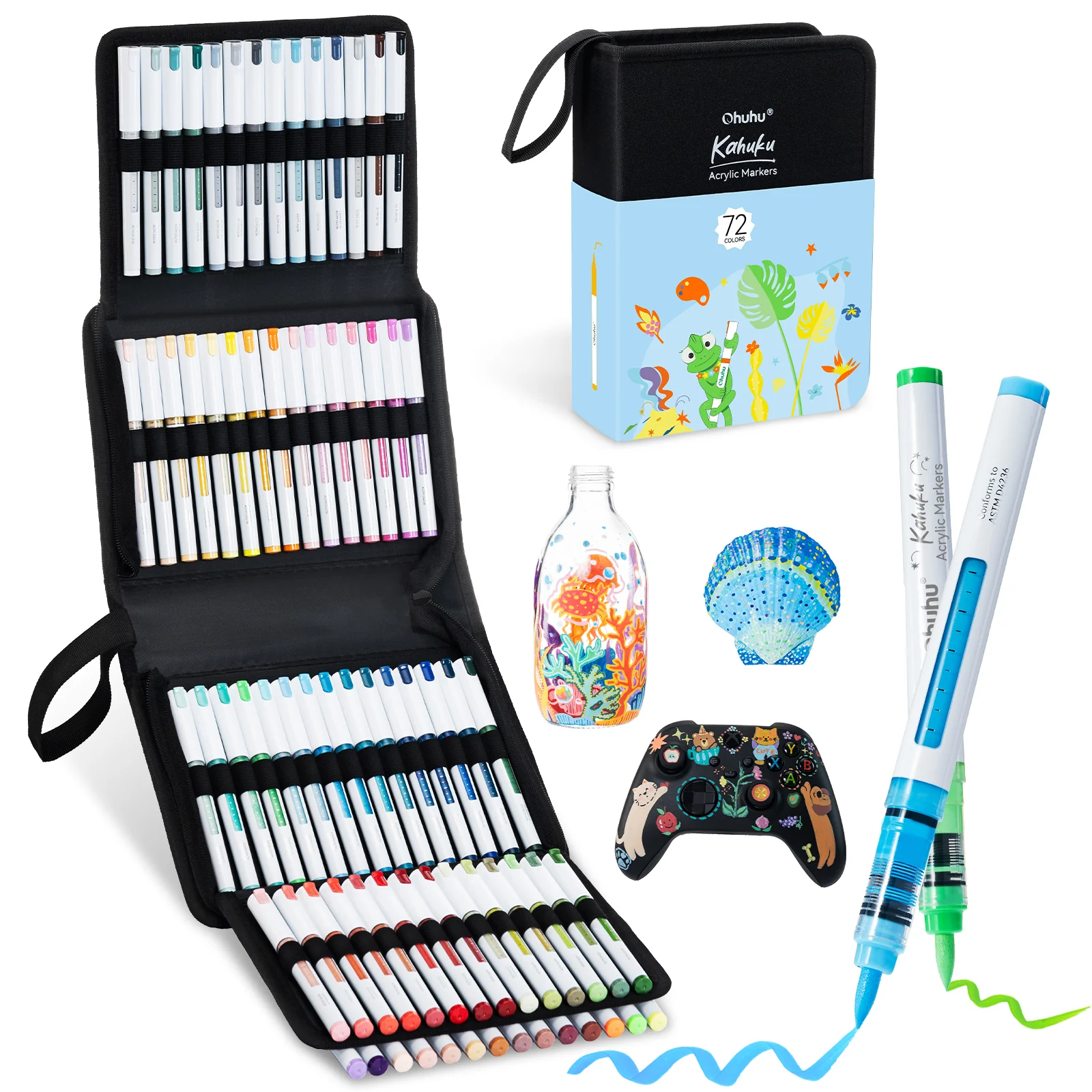 Ohuhu Kahuku Series Direct-ink Acrylic Paint Markers - Image 13
