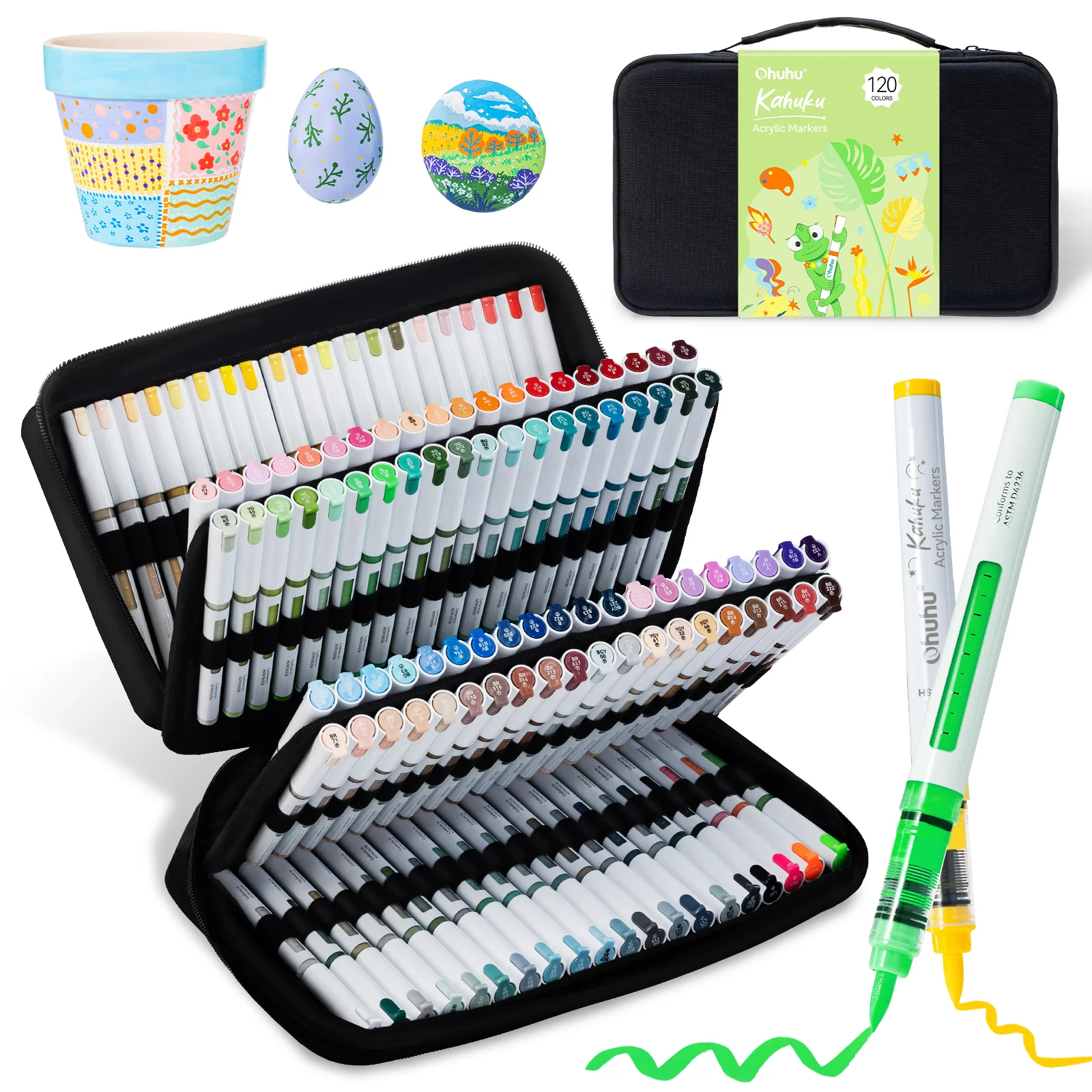 Ohuhu Kahuku Series Direct-ink Acrylic Paint Markers - Image 18