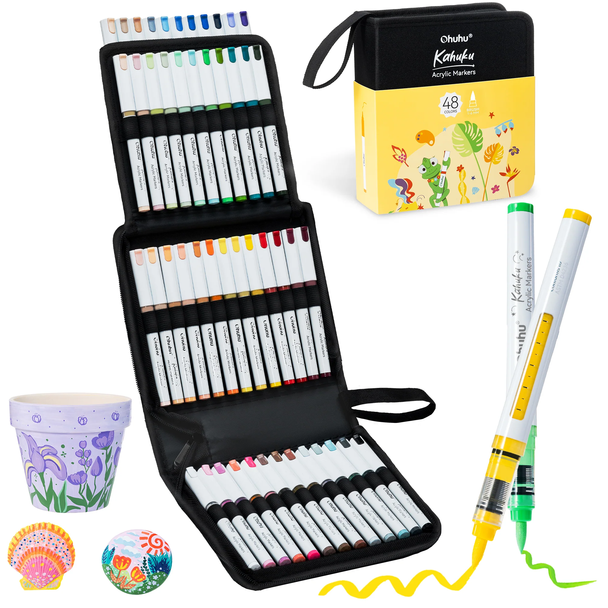 Ohuhu Kahuku Series Direct-ink Acrylic Paint Markers - Image 25