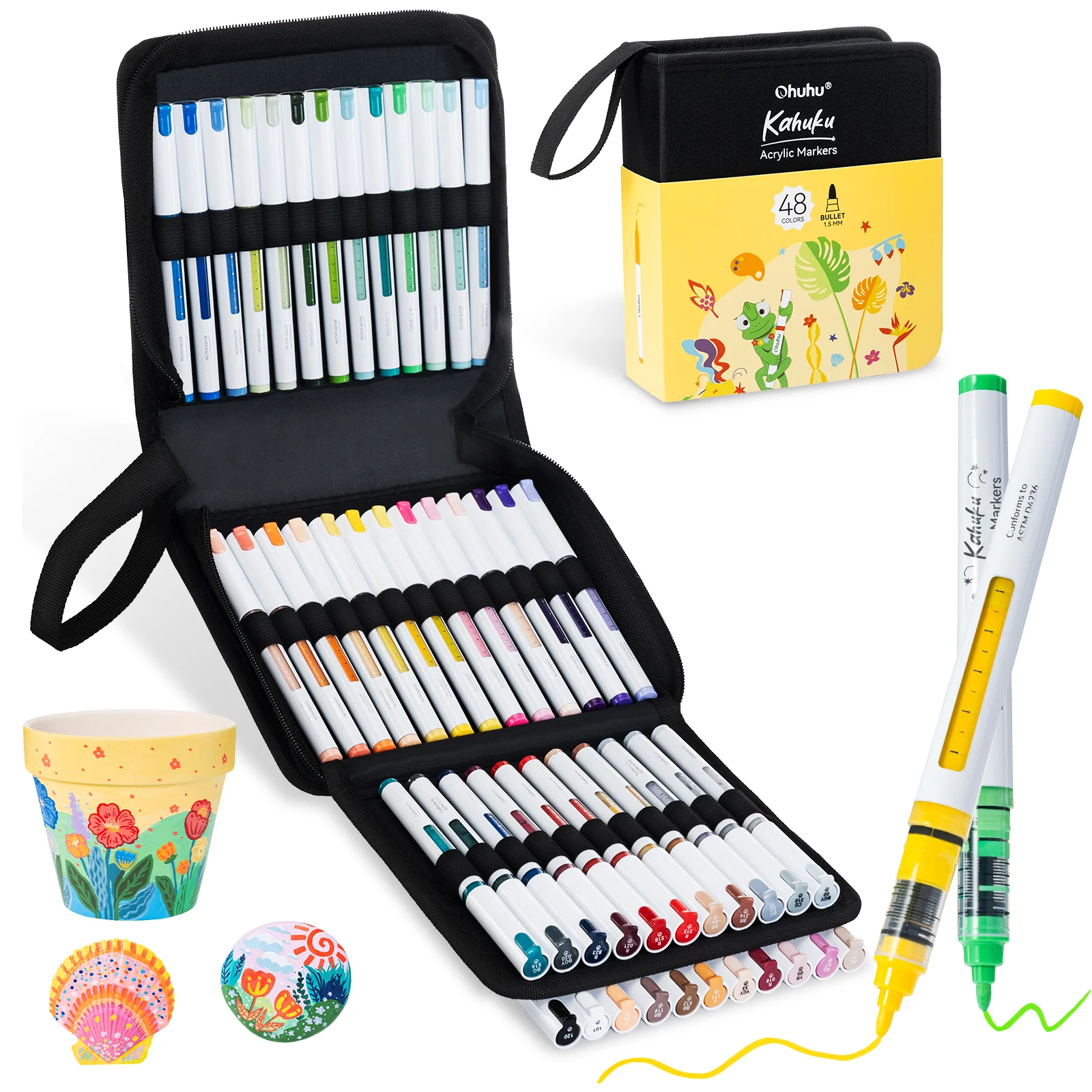 Ohuhu Kahuku Series Direct-ink Acrylic Paint Markers - Image 7