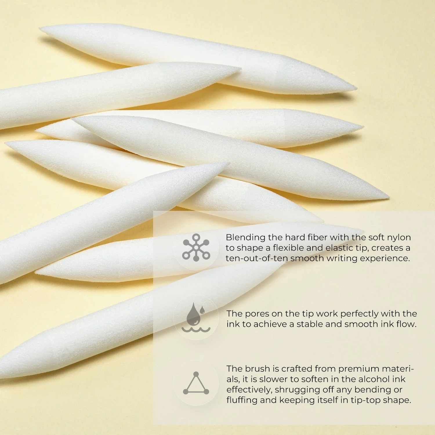 Ohuhu Replacement Brush Nibs Of Honolulu & Honolulu B Series (Canada Domestic Shipping) - Image 4