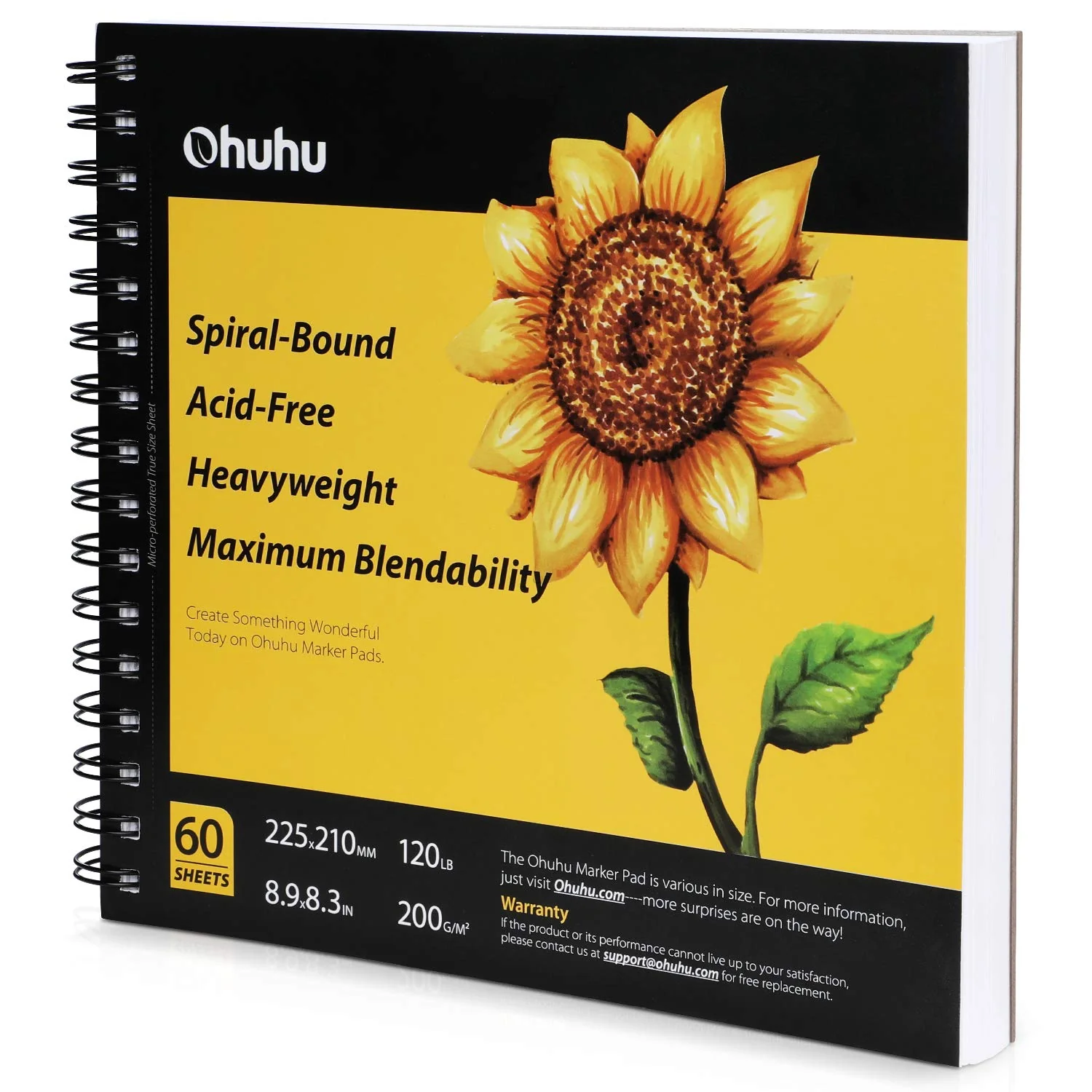 Ohuhu Spiral-Bound Marker Pad for Alcohol Markers (Australia Domestic Shipping) - Image 2