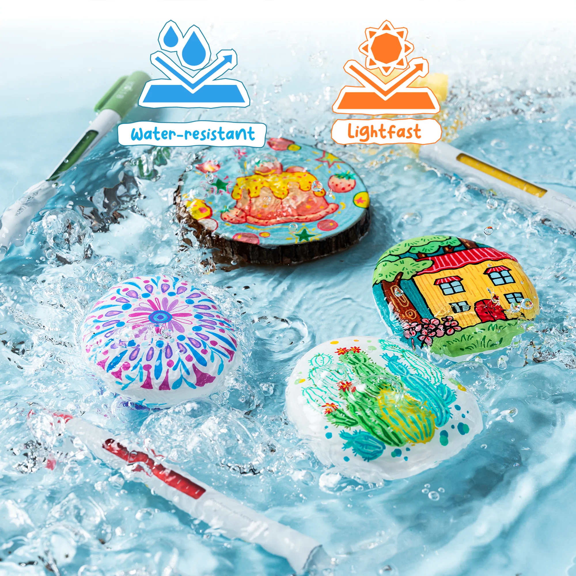 Ohuhu Wai Momi Acrylic Gel Pens - Image 5